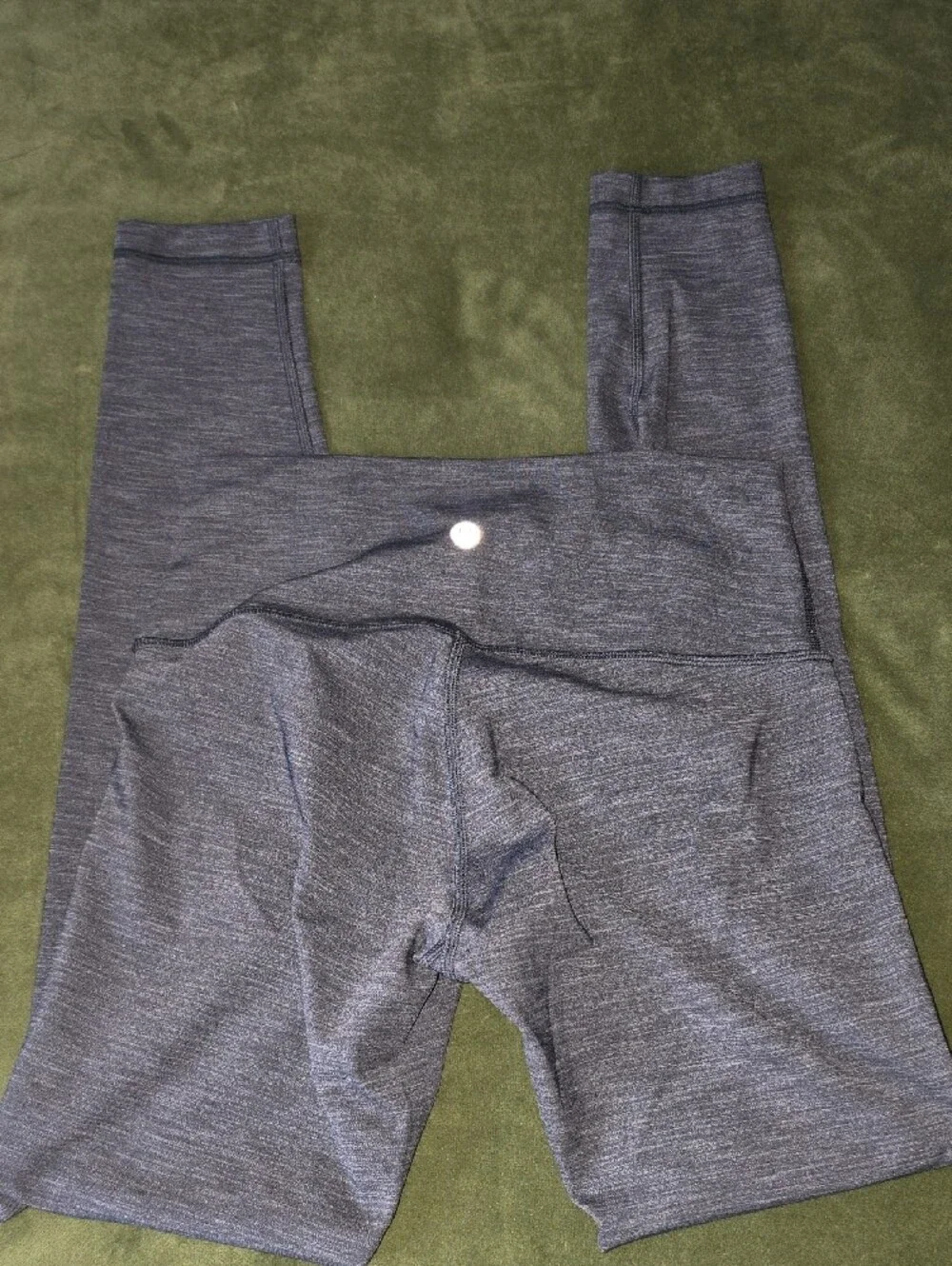 lululemon athletica Heathered Slate Blue High-Rise Leggings